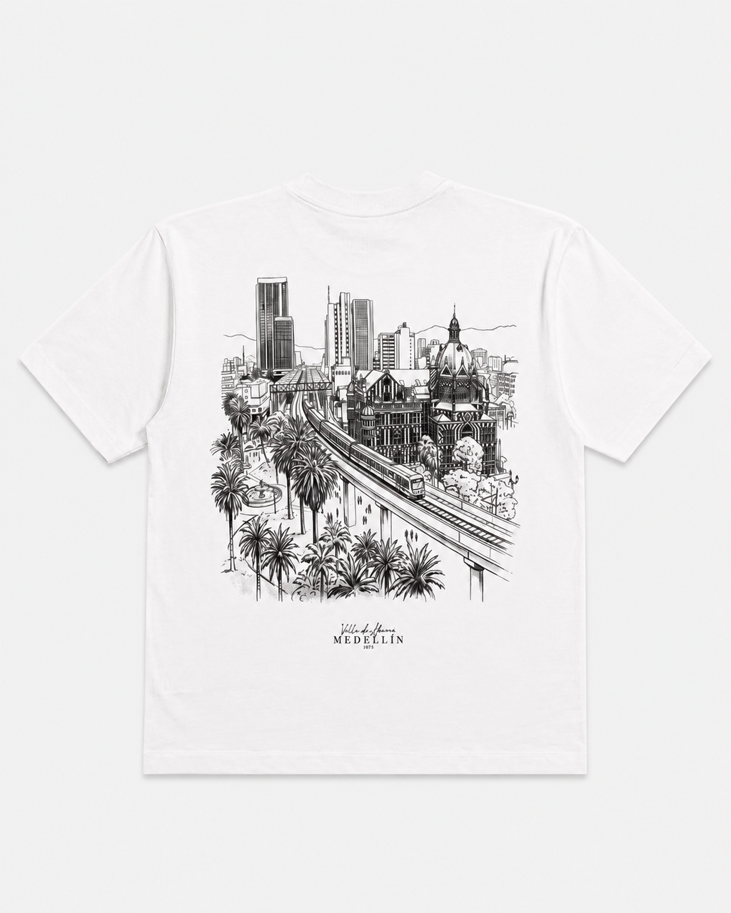 Camiseta Oversized MEDELLÍN - Marfil
