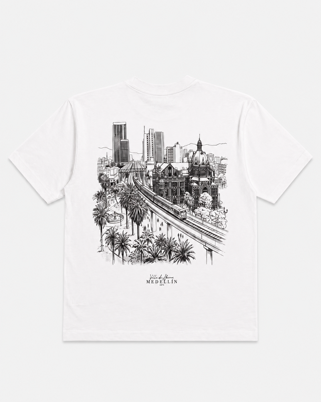 Camiseta Oversized MEDELLÍN - Marfil