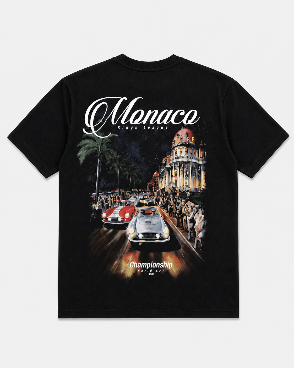 Camiseta Oversized MÓNACO - Negra