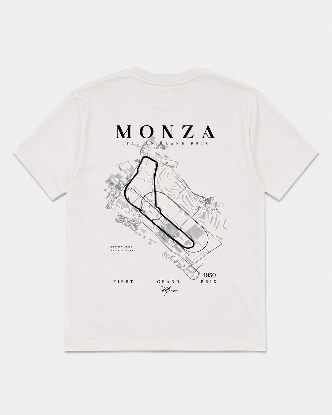 Camiseta Oversized MONZA - Marfil
