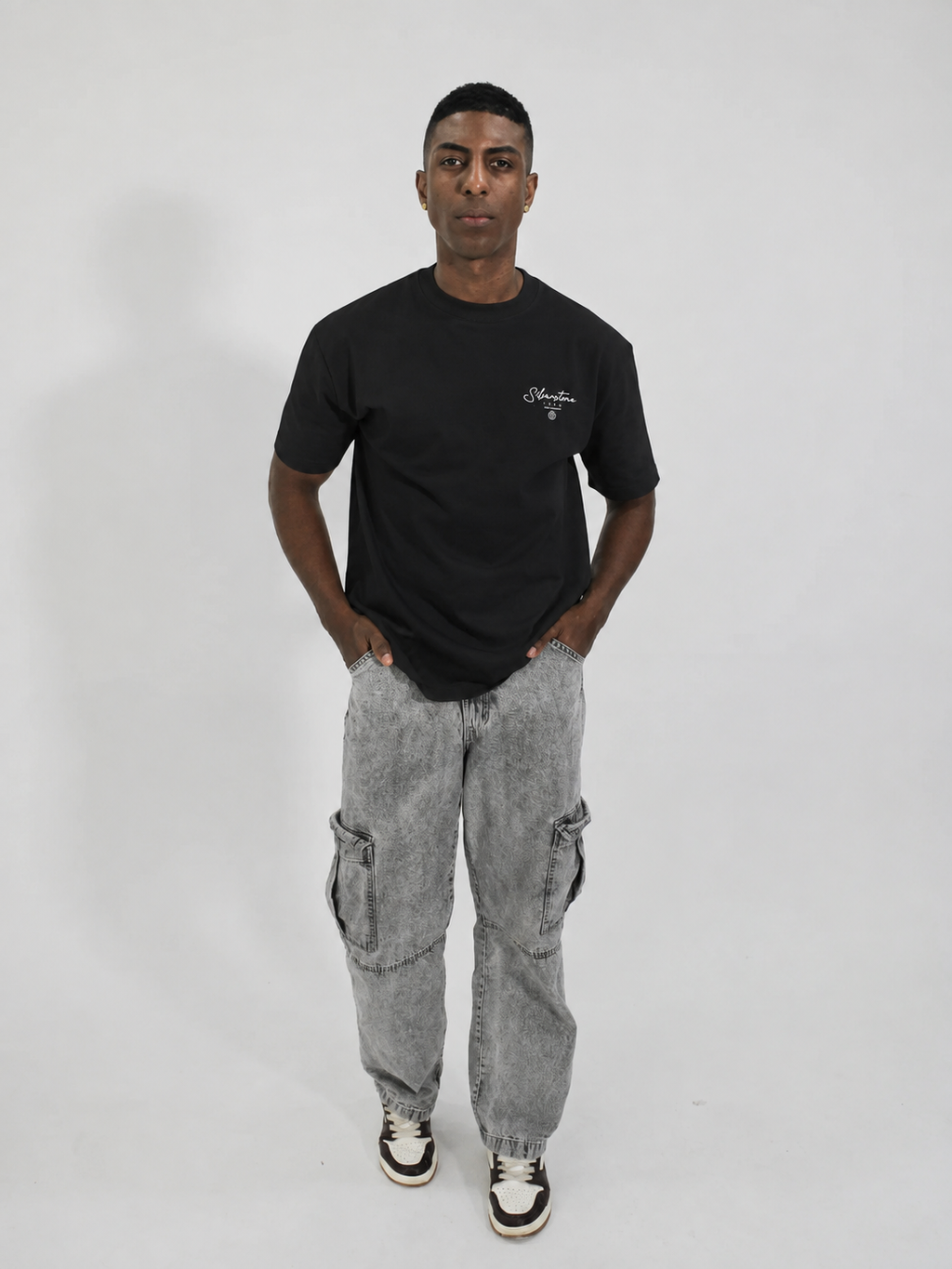 Camiseta Oversized SILVERSTONE - Negra