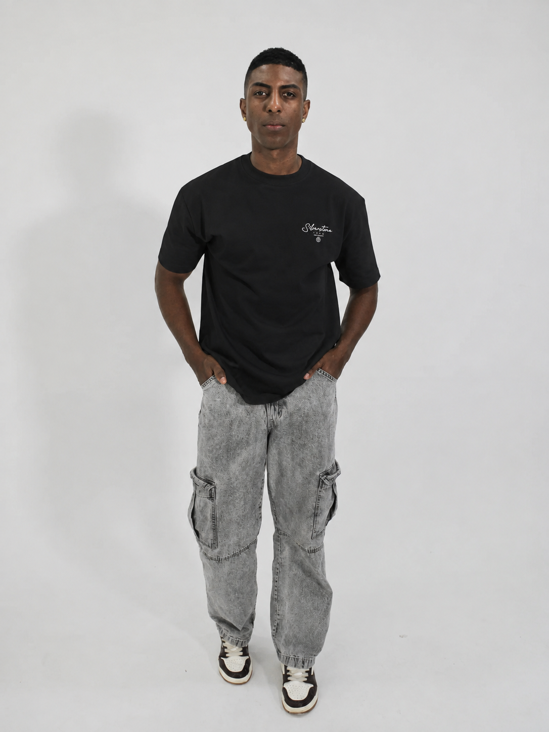 Camiseta Oversized SILVERSTONE - Negra